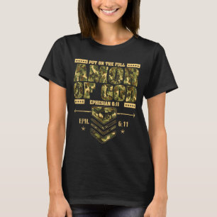 Trek de volledige wapenrusting van God aan - Chris T-shirt