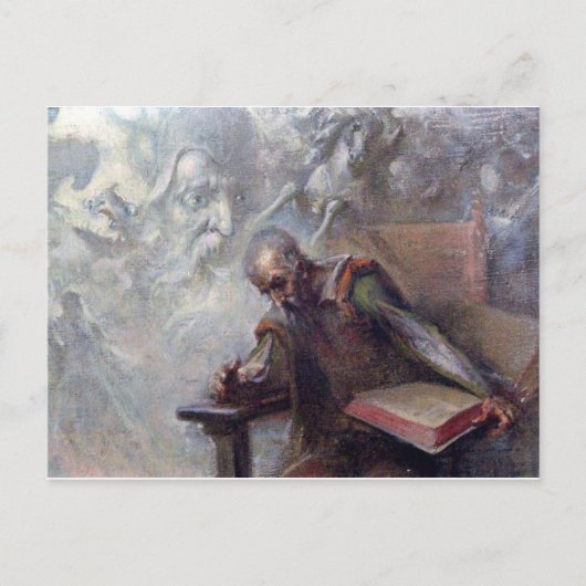 Trek Don Quichot aan Briefkaart (Voorkant)