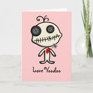 Trek een pin in de Valentijnsdag en doe er mee. Feestdagen Kaart