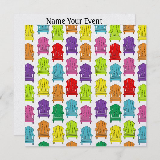 Trek een stoel omhoog - SRF Kaart (Voorkant / Achterkant)