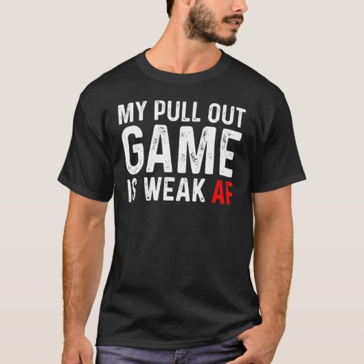 Trek Game Weak AF-aankondiging pap Husband uit T-shirt (Voorkant)