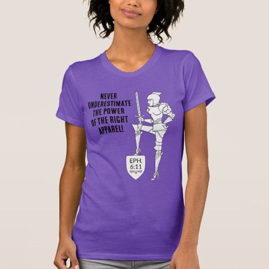 "Trek het complete harnas aan" T-shirt (Voorkant)