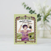 Trek het Line_A_ Briefkaart (Staand voorkant)