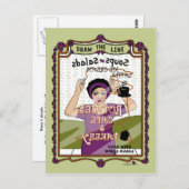 Trek het Line_A_ Briefkaart (Voorkant / Achterkant)