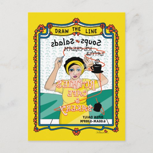 Trek het Line_B_ Briefkaart (Voorkant)