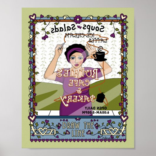 Trek het Poster Line_A_8x10 (Voorkant)