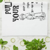 Trek je broek omhoog theedoek (Gevouwen)