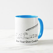 Trek je eigen conclusies! mok (Voorkant rechts)