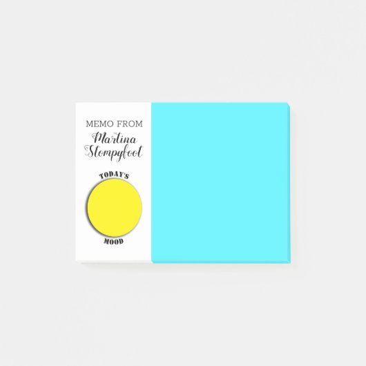 Trek je eigen emoji van vandaag na de stemming post-it® notes (Voorkant)