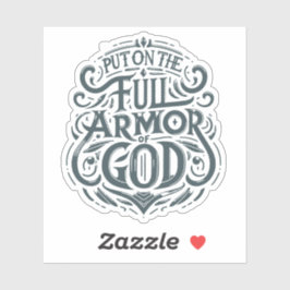 Trek je harnas aan sticker