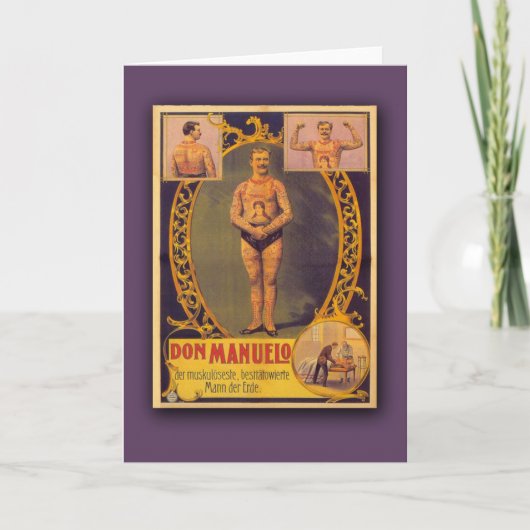 Trek Manuelo, Getatoe?ërd Man op Kaarten, Kaart (Voorkant)