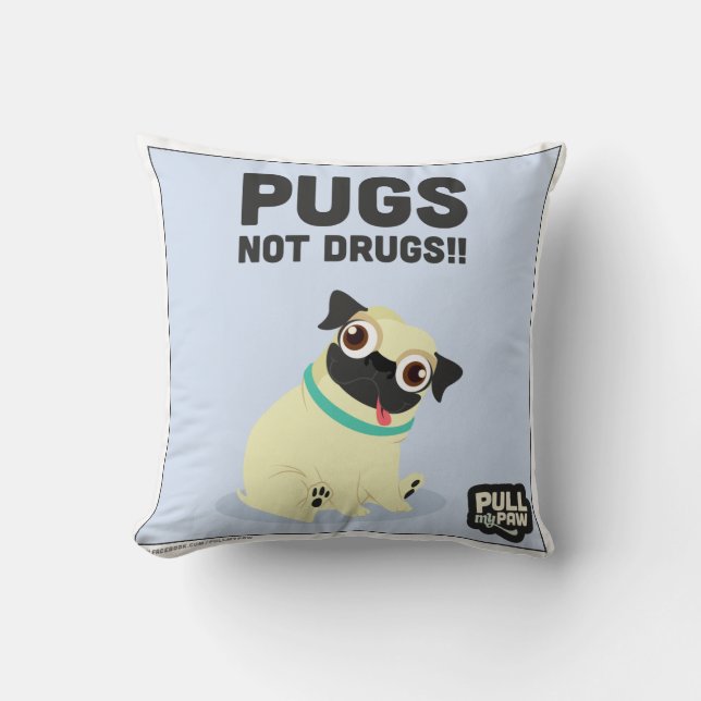 Trek mijn poot - Pijler 02 Kussen (Voorkant)