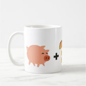 Trek mijn poot uit - Witte 11 oz klassieke witte M Koffiemok (Links)