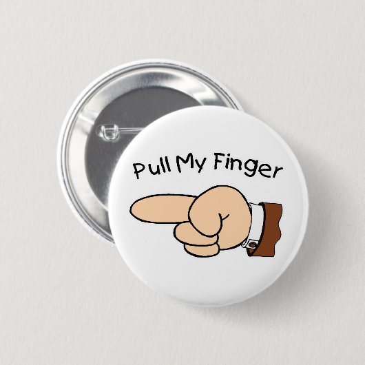 Trek mijn vinger Button (Voorkant /achterkant)