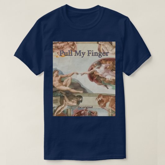 Trek mijn vinger de originele 1 2 t-shirt (Design voorkant)