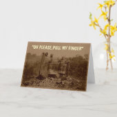 Trek mijn vinger kaart (Gele Bloem)