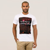 "Trek mijn vinger" Kerst T-shirt (Voorkant volledig)