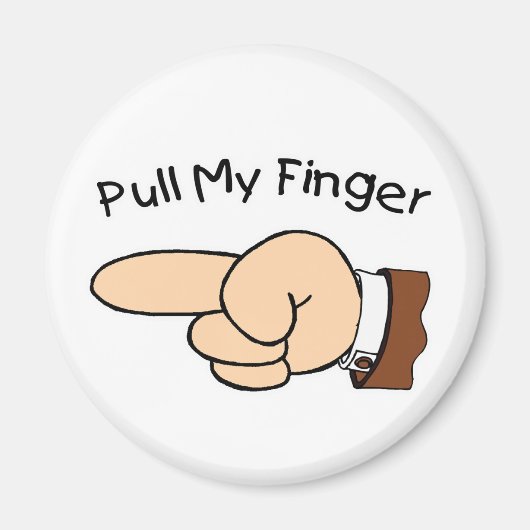 Trek mijn vinger magneet (Voorkant)
