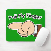 Trek mijn vinger Muismat (Met muis)