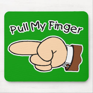 Trek mijn vinger Muismat