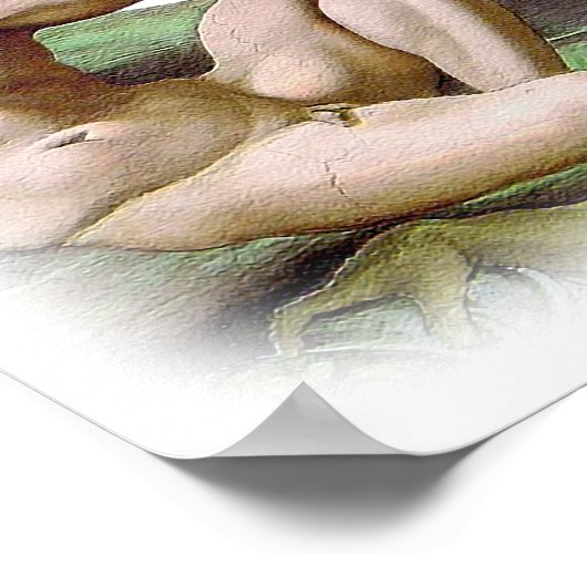 Trek mijn vingerkruik Humor Poster (Hoek)