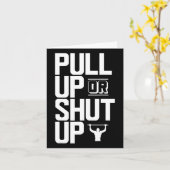 Trek of sluit het lichaamsgewicht Calisthenics Bod Kaart (Gele Bloem)