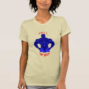 Trek of Stop Hardcore Bodybuilding Motivatie Uitru T-shirt