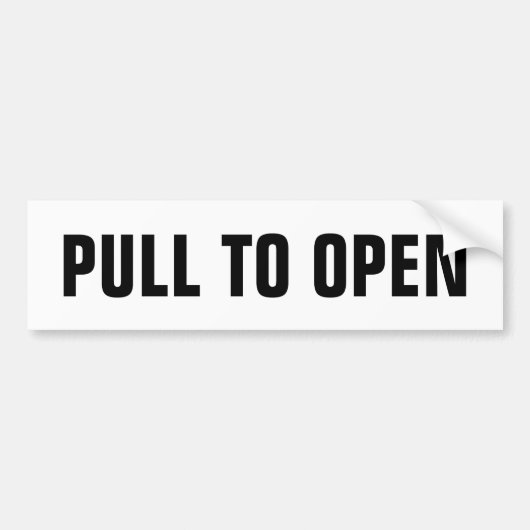 TREK om het raam te openen deur teken op sticker d (Voorkant)
