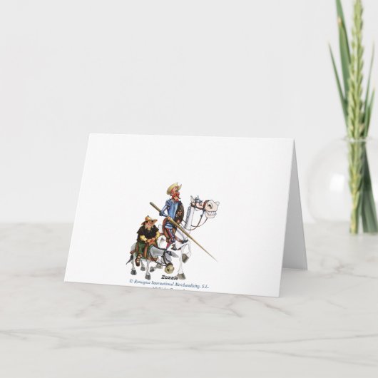 TREK QUIJOTE aan - ¡ Feliz Navidad!  - Tarjeta Feestdagen Kaart (Achterkant)