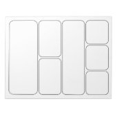 Trek uw eigen strips - lege Sjablonen van het pane Notitieblok (Voorkant)