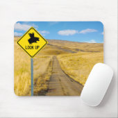 Trek uw ogen op voor varkens. muismat (Met muis)