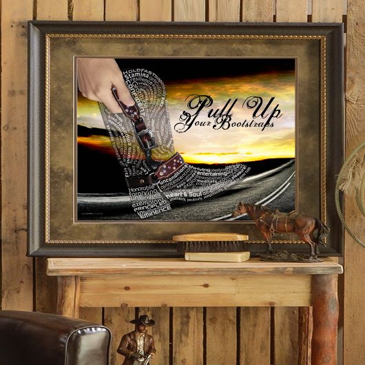 Trek uw Poster Bootstraps omhoog