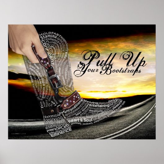 Trek uw Poster Bootstraps omhoog (Voorkant)