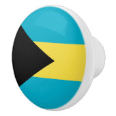 Trek van de keramische knop met vlag van Bahama's (Rechts)