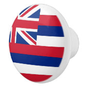Trek van de keramische knop met vlag van Hawaii, V (Rechts)