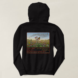 Trek van de monarchvlinder hoodie