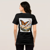 Trek van de Monarchvlinder Tri-Blend Shirt (Achterkant volledig)