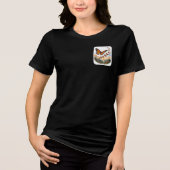 Trek van de Monarchvlinder Tri-Blend Shirt (Voorkant)