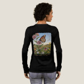 Trek van de Monarchvlinder Tri-Blend Shirt (Achterkant)