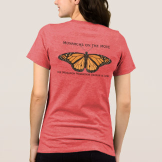 Trek van de Monarchvlinder Tri-Blend Shirt
