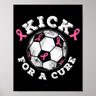 Trek Voor Een Genezing Roze Lint Borstkanker Bewus Poster