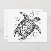 Trekbaar Tattoo Briefkaart (Voorkant / Achterkant)