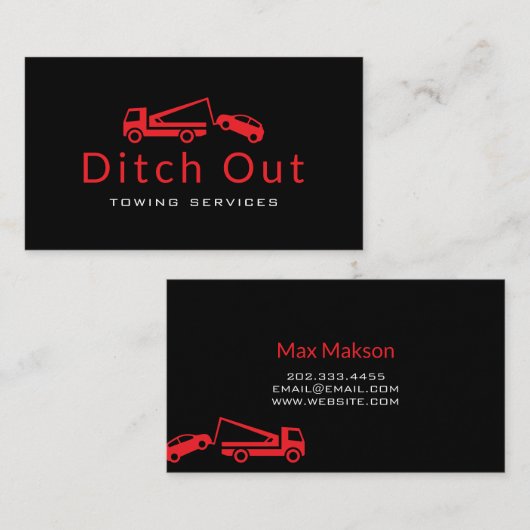 Trekbouwbedrijf Visitekaartje (Voorkant / Achterkant)