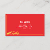 Trekbouwbedrijf Visitekaartje (Achterkant)