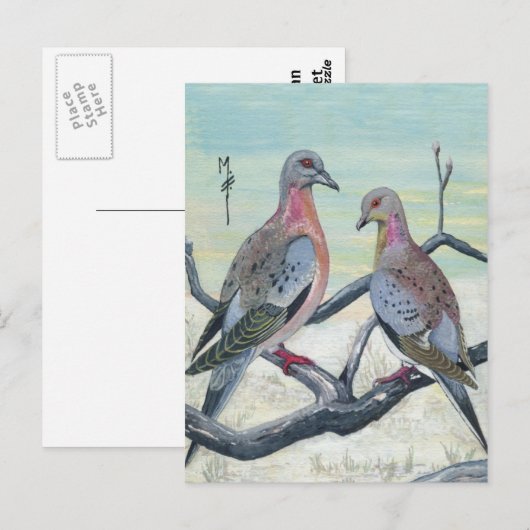 trekduiven briefkaart (Voorkant / Achterkant)