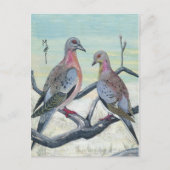 trekduiven briefkaart (Voorkant)