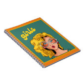 Trekend mooi Notitieboek. Notitieboek (Rechterzijde)
