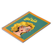 Trekend mooi Notitieboek. Notitieboek (Linkerzijde)