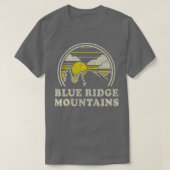  trekgebergte in het blauwe riddergebergte t-shirt (Design voorkant)