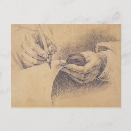 Trekhandjes, 1798 briefkaart (Voorkant)